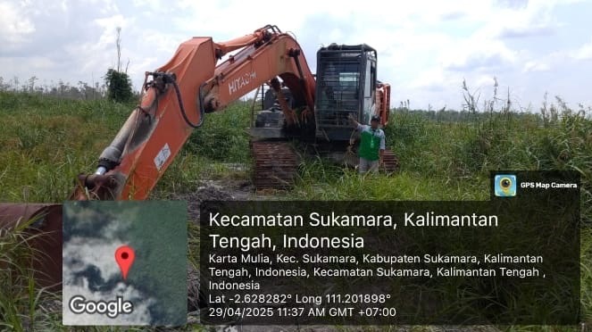 Dua Alat Berat di Lokasi HPK Sukamara Raib, Kuasa Hukum Pelapor Pertanyakan Kinerja Penyidik