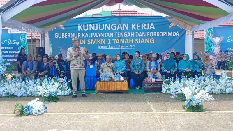 Kapolda Kalteng Motivasi Siswa SMKN 1 Tanah Siang Mura, Ajak Giat Belajar dan Jauhi Narkoba