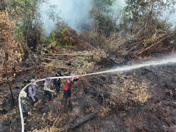 Berjibaku Padamkan Karhutla di Tengah Cuaca Panas