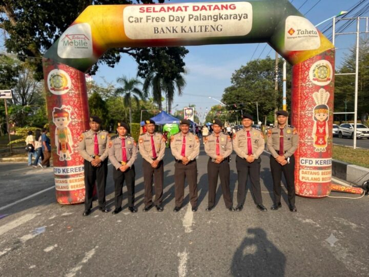 Dukung CFD, Satpamobvit Polresta Palangka Raya Tugaskan Personel Lakukan Patroli