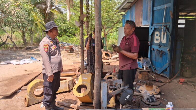 Bangun Sinergitas, Polsek Rakumpit Ajak Warga Stop Ilegal Logging