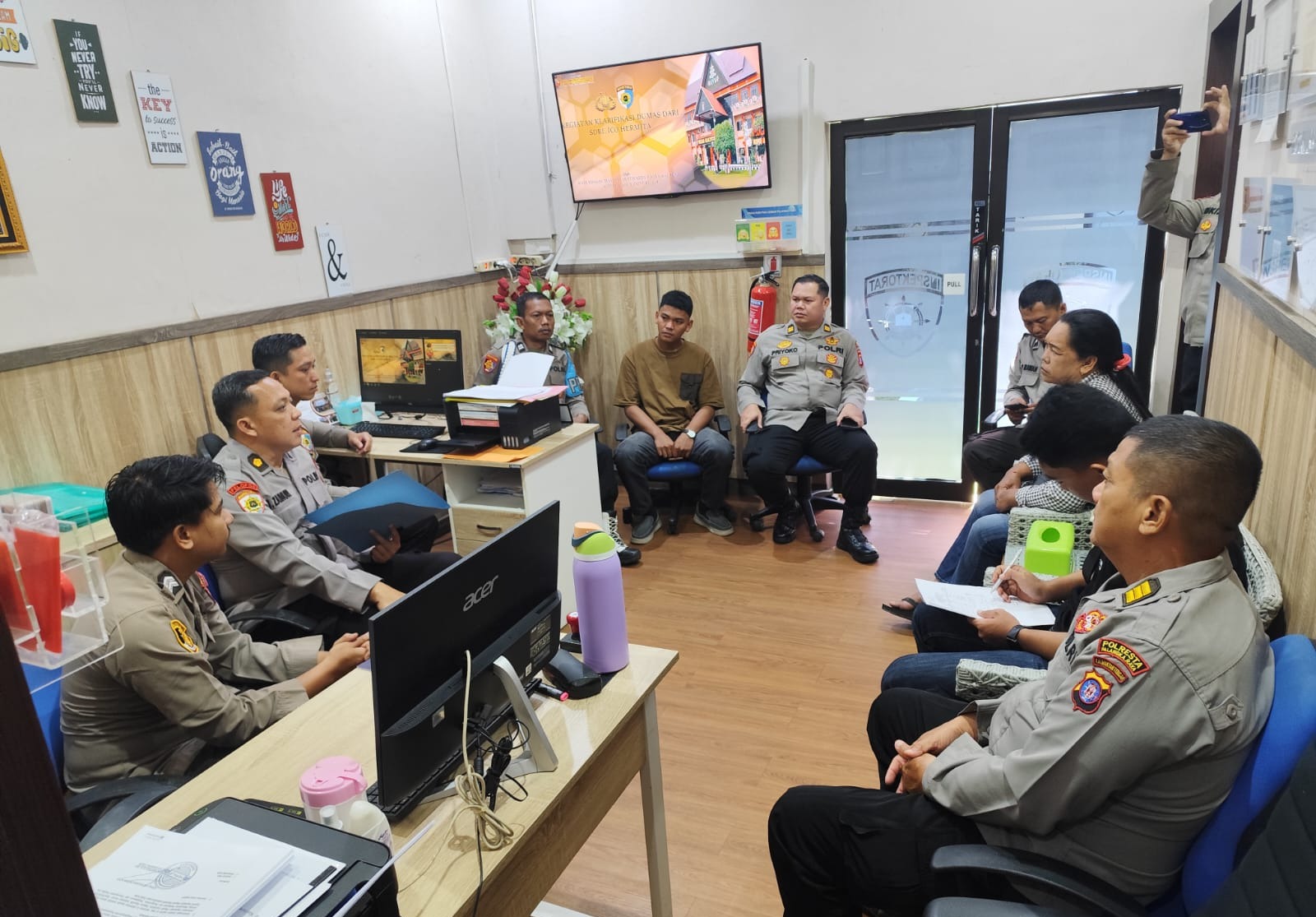 Laksanakan Klarifikasi Dumas, Polresta Palangka Raya Pastikan Penanganan Pengaduan Berjalan Transparan