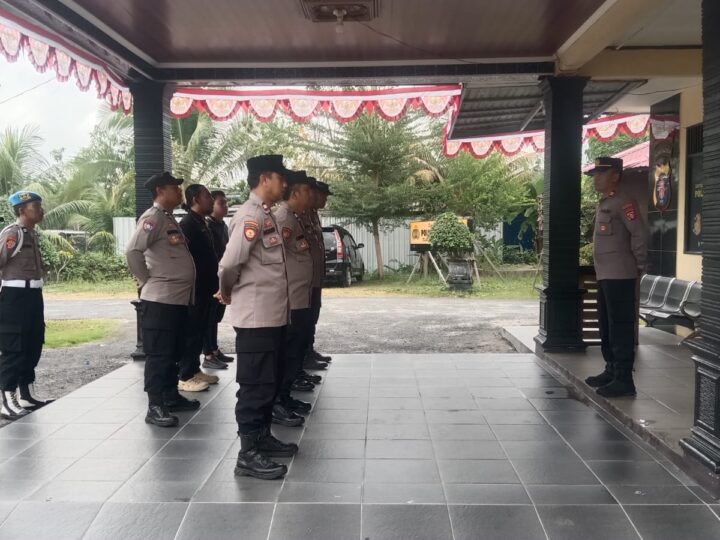 Pimpin Apel di Kesatuan, Kapolsek Rakumpit Imbau Personel Mitigasi Karhutla Secara Kontinu