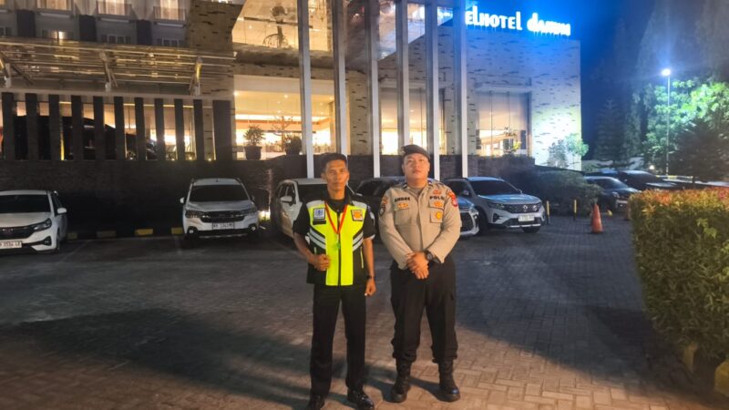 Sambang Dialogis, Satsamapta Polresta Palangka Raya Sharing dengan Satpam Swiss-Belhotel