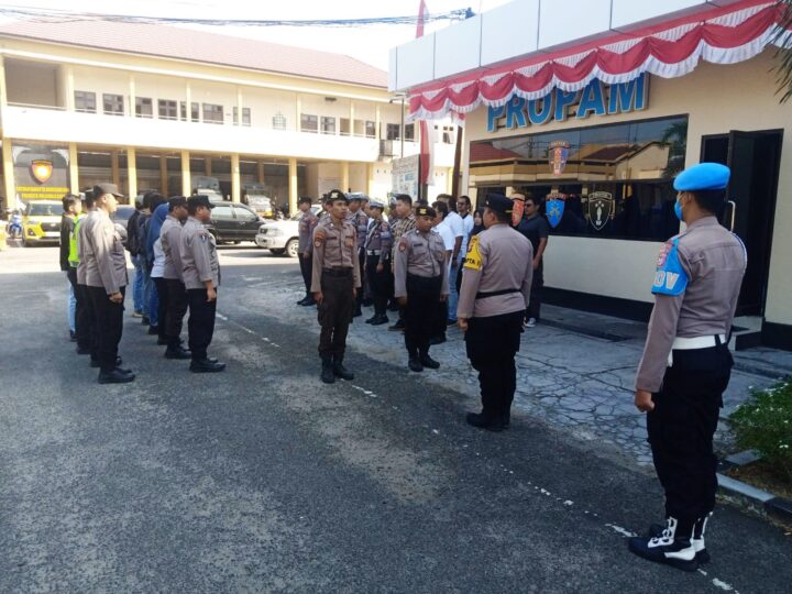 Wujudkan Kesigapan, Pamapta I SPKT Pimpin Apel Serah Terima