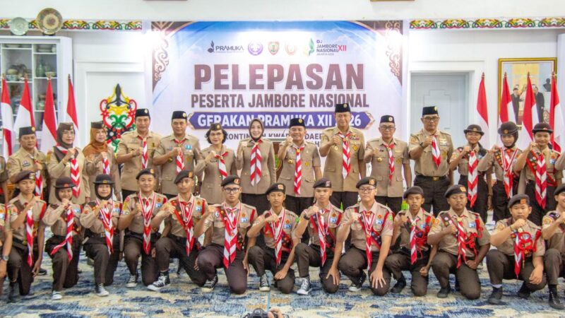 Lepas Kontingen Kalteng ke Jambore Nasional XII, Kapolda: Momentum Emas Bentuk Karakter Cinta Tanah Air dan Lingkungan