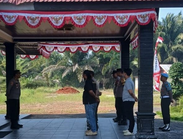 Saat Amanat, Kapolsek Rakumpit Minta Personel Tingkatkan Patroli Harkamtibmas
