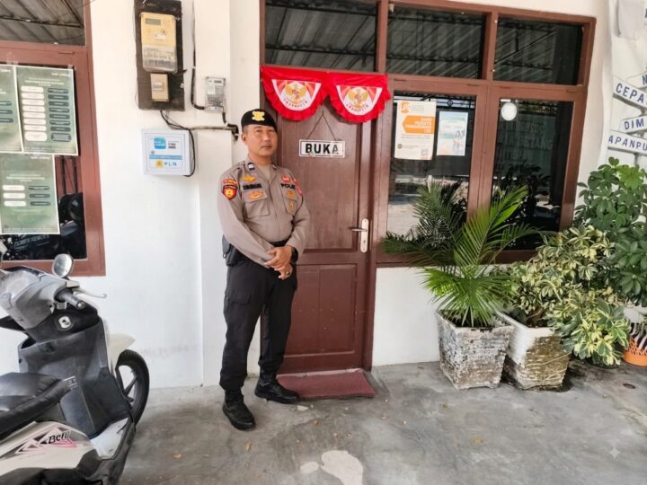 Jaga Keamanan Nasabah, Satpamobvit Polresta Palangka Raya Amankan Aktivitas Perbankan