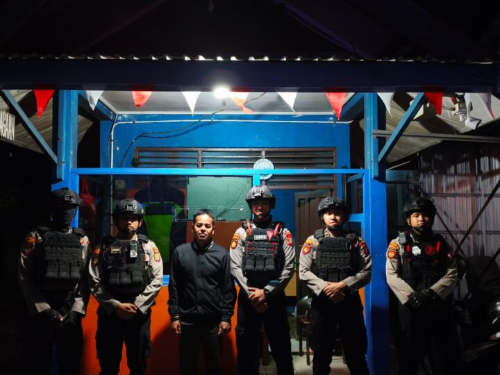 Hadirkan Rasa Aman, Tim PPRC Ditsamapta Polda Kalteng Susuri Jalanan Malam Kota Palangka Raya