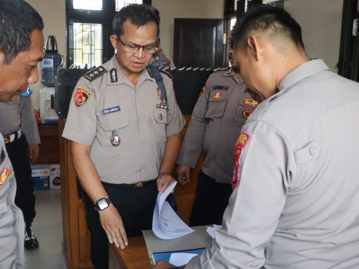 Hindari Penyalahgunaan Senpi Dinas, Polresta Palangka Raya Sambut Tim Supervisi Biro Logistik Polda Kalteng