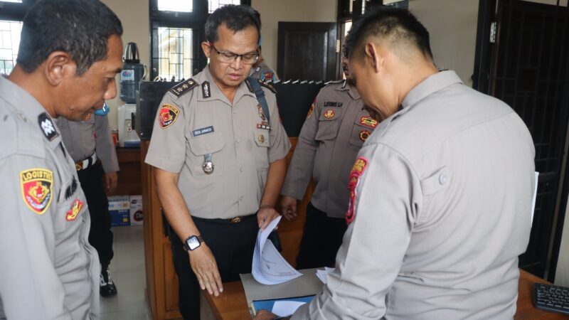 Hindari Penyalahgunaan Senpi Dinas, Polresta Palangka Raya Sambut Tim Supervisi Biro Logistik Polda Kalteng