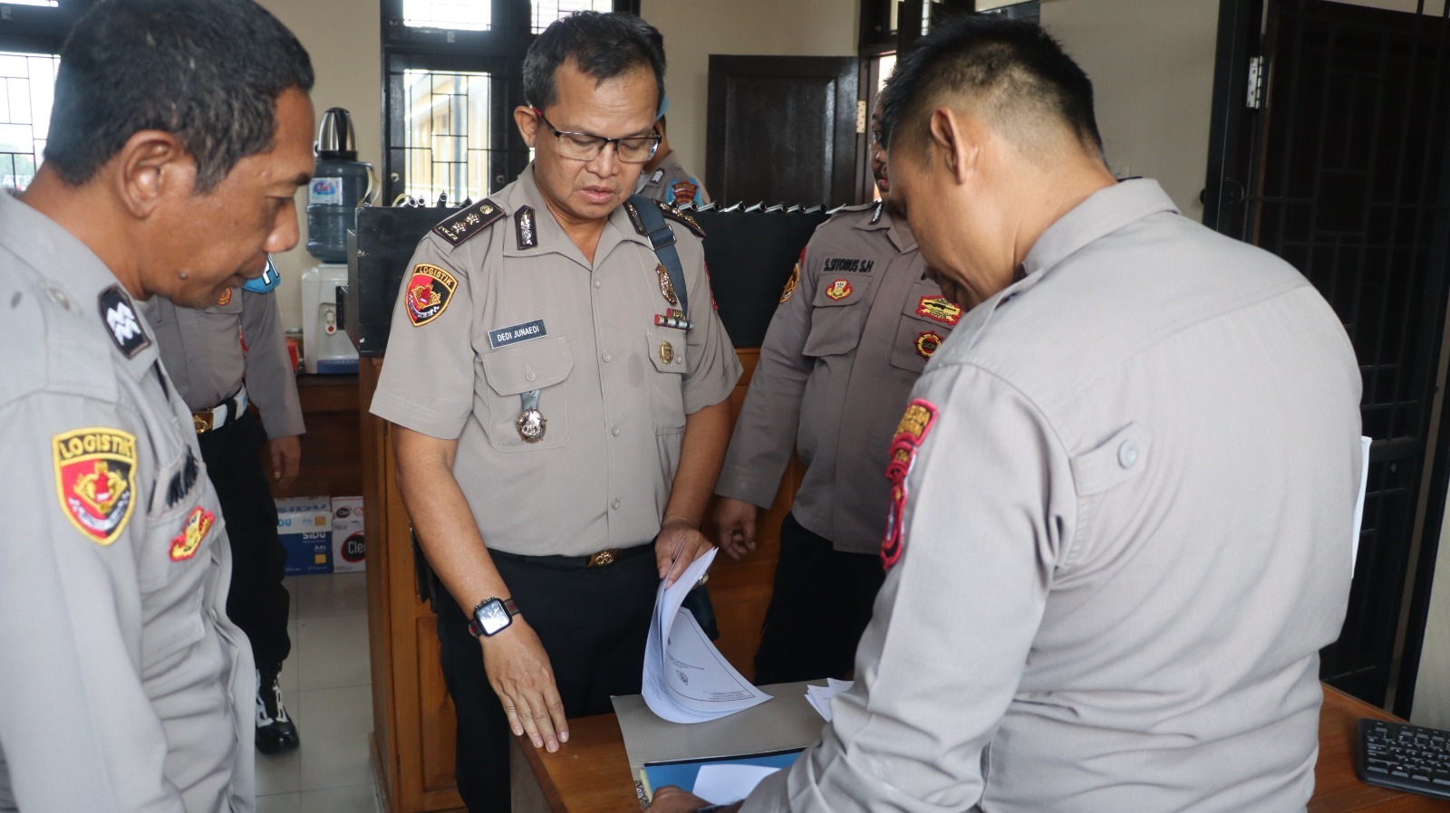 Hindari Penyalahgunaan Senpi Dinas, Polresta Palangka Raya Sambut Tim Supervisi Biro Logistik Polda Kalteng