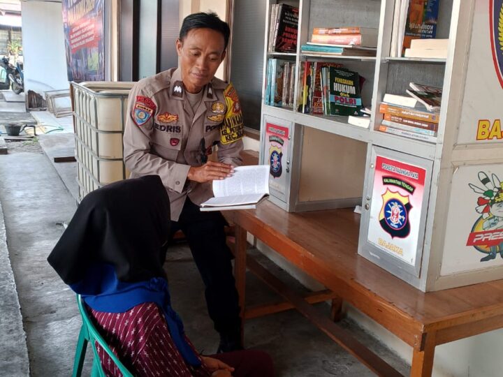 Dukung Budaya Literasi, Polsek Pahandut Terus Jalankan Program Bajaka Presisi