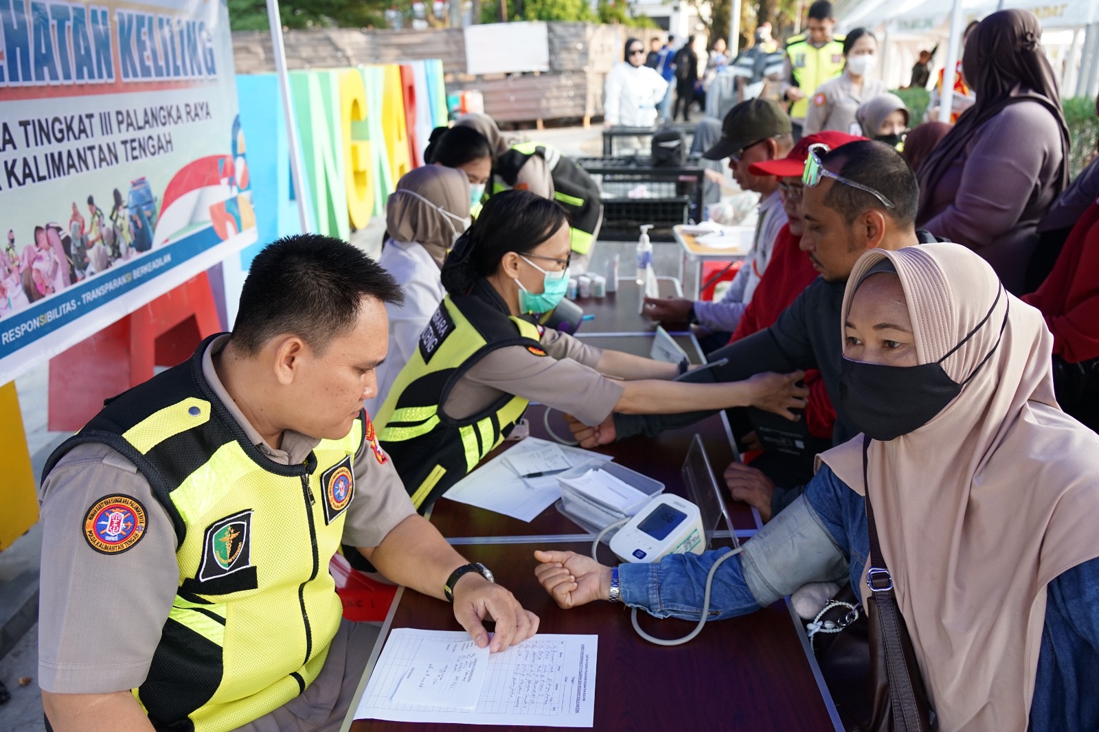 Sambut HUT RI ke-81, Rumkit Bhayangkara Polda Kalteng Hadirkan Layanan Kesehatan Gratis bagi Masyarakat di CFD