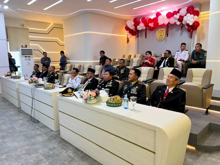 Secara Virtual, Kapolresta Palangka Raya Ikuti Momen Sakral Pengibaran Bendera di Istana Kepresidenan RI
