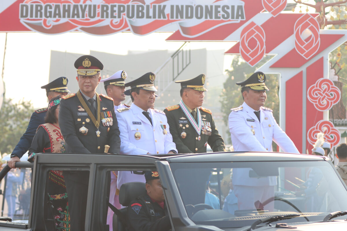 Kapolda Kalteng Hadiri Upacara HUT ke-81 Kemerdekaan RI di Kantor Gubernur
