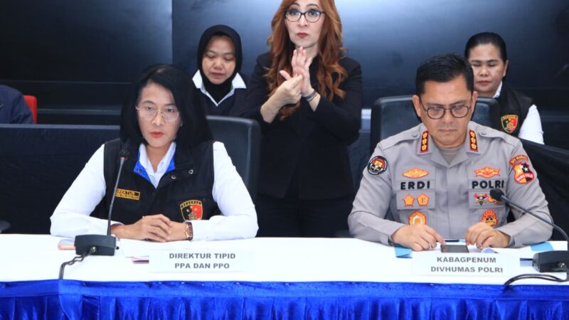 Bareskrim Ungkap Tiga Kasus PPA-PPO, Tangani Kekerasan Seksual hingga TPPO Pengantin Pesanan