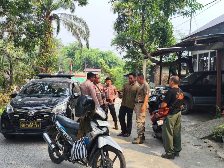 Respons Cepat Laporan Masyarakat, Polsek Bukit Batu Datangi Lokasi Kebakaran di TWA Bukit Tangkiling