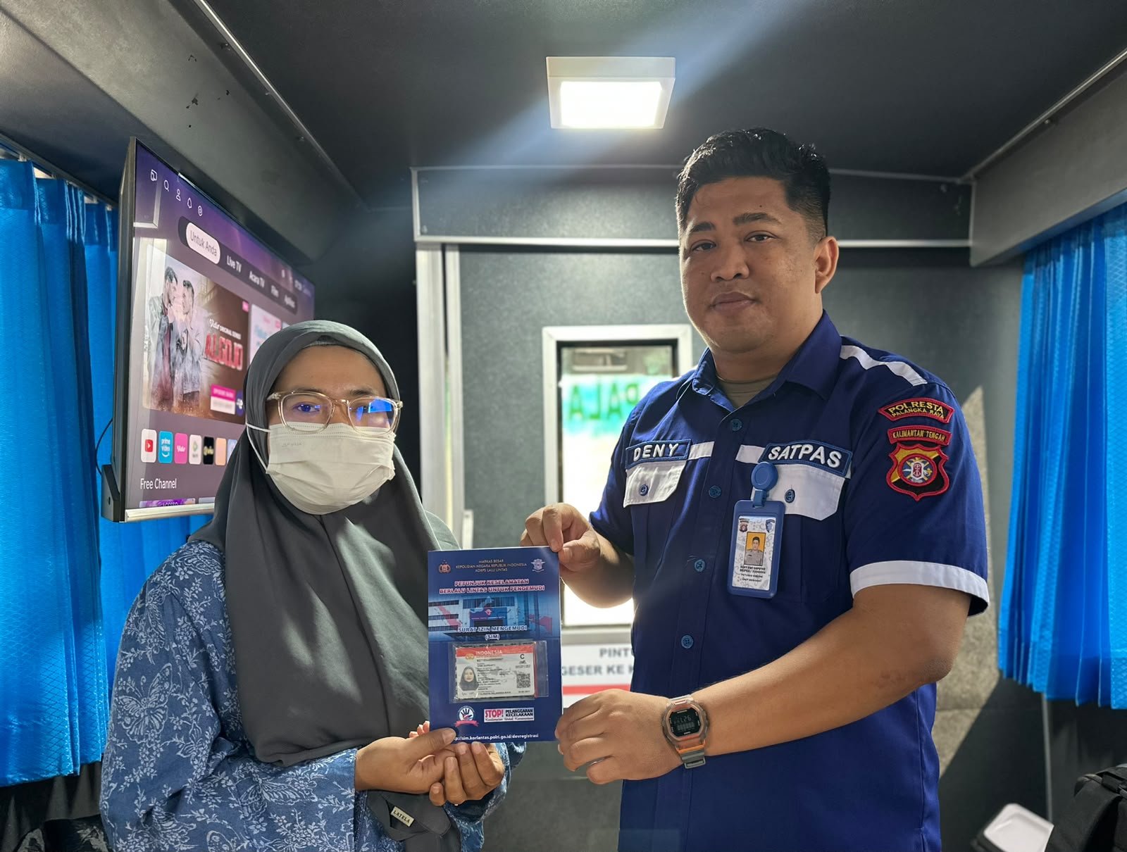 Operasikan SATPAS, Satlantas Polresta Palangka Raya Dedikasikan Layanan Terbaik bagi Masyarakat