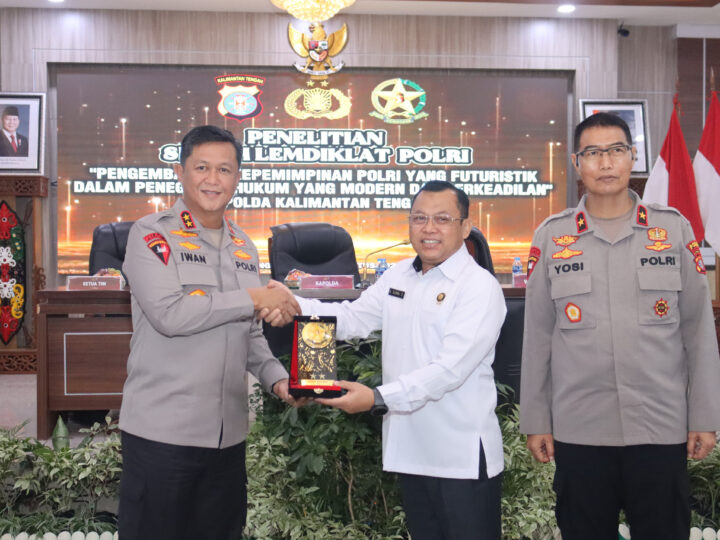 Kapolda Kalteng Terima Tim Penelitian Sespim Lemdiklat Polri, Dorong Kepemimpinan Futuristik dan Penegakan Hukum Modern