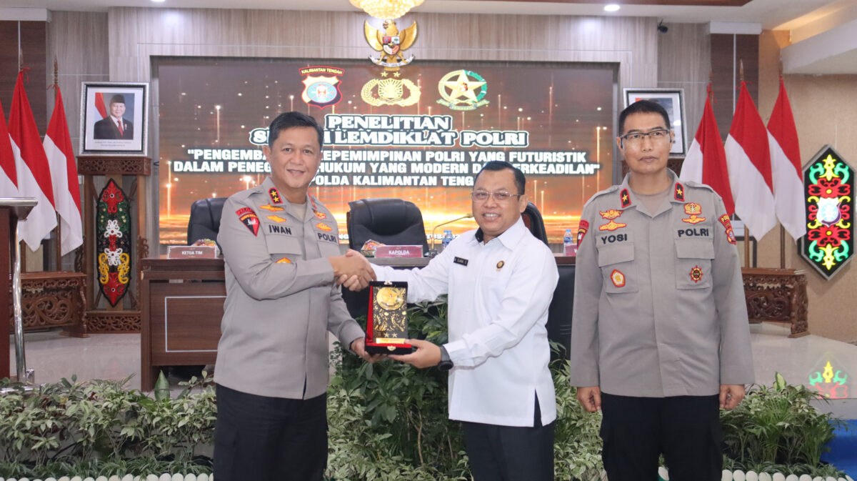 Kapolda Kalteng Terima Tim Penelitian Sespim Lemdiklat Polri, Dorong Kepemimpinan Futuristik dan Penegakan Hukum Modern