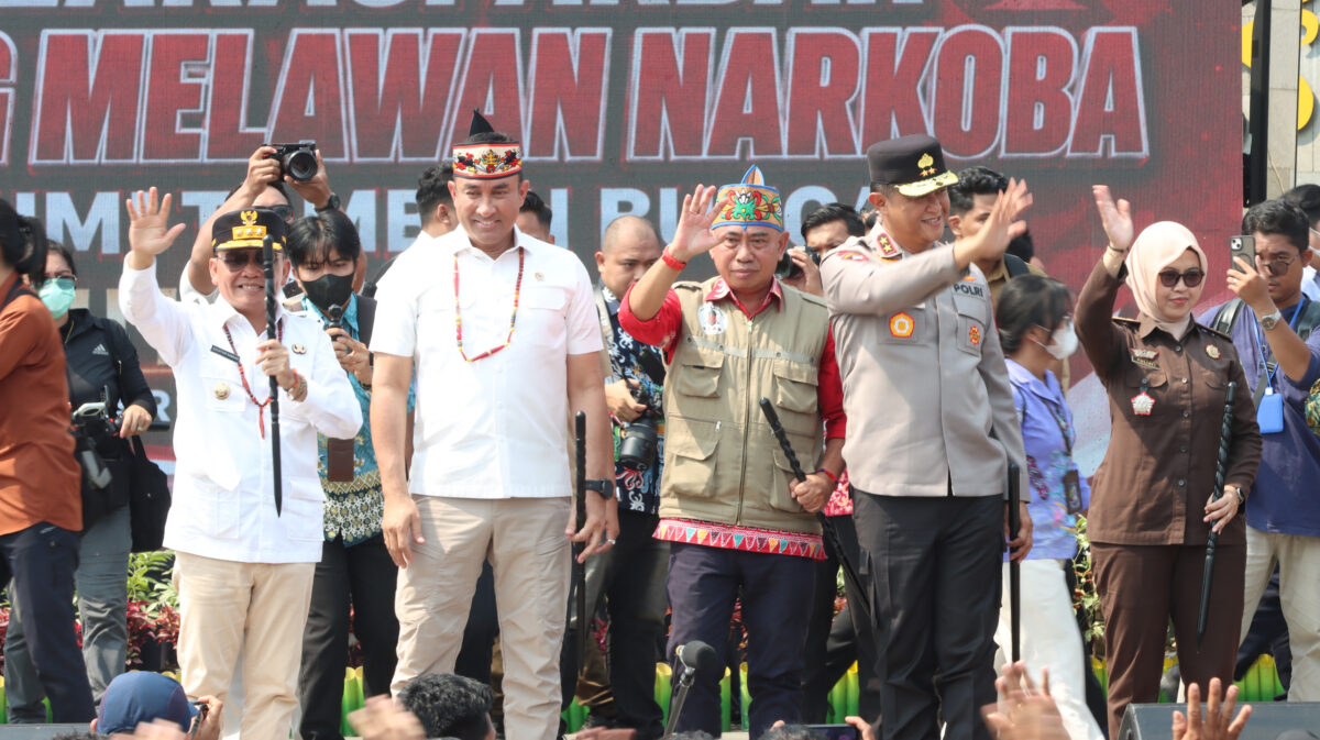 Kapolda Kalteng Dukung Penuh Deklarasi Anti Narkoba