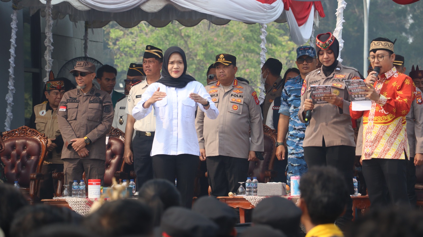 Deklarasi Akbar Perang Melawan Narkoba, Kapolresta Palangka Raya: Demi Mewujudkan Kalteng BERSINAR
