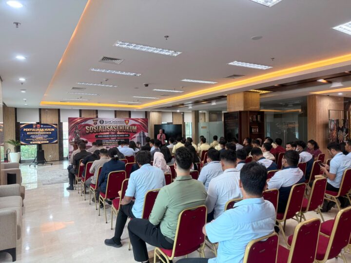 Sosialisasikan KUHP Nasional, Sikum Polresta Palangka Raya Berikan Penyuluhan Hukum di Kantor BI