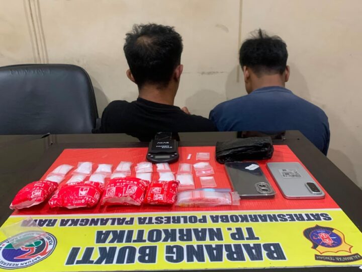 Satresnarkoba Polresta Palangka Raya Gagalkan Peredaran 395 Gram Sabu di Kereng Bangkirai