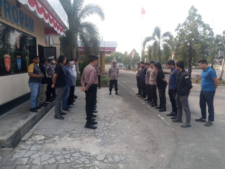 Usai Apel, Pamapta III SPKT Polresta Palangka Raya Cek Kondisi Tahanan