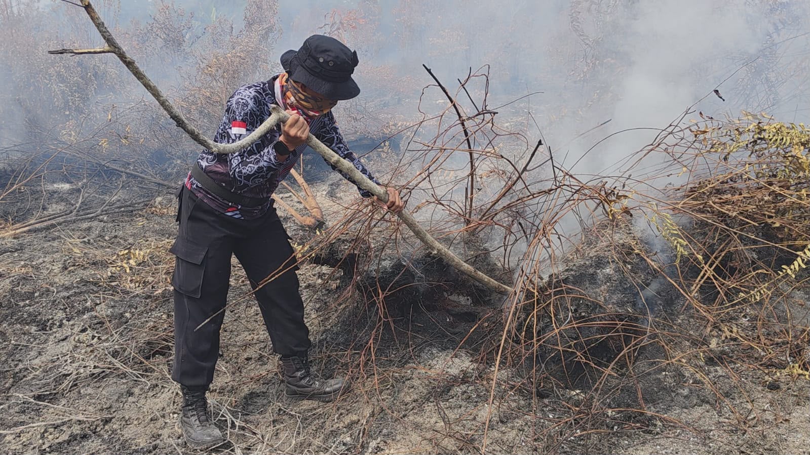 Cegah Karhutla Meluas, Polresta Palangka Raya Gelar KRYD Tanggap Darurat