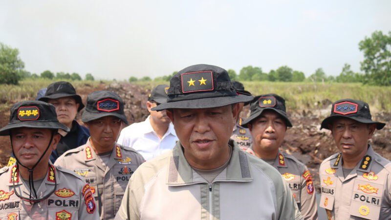 Kapolda Kalteng Pastikan Karhutla Tumbang Nusa Terkendali, Kanal Medson Jadi Strategi Perkuat Pemadaman