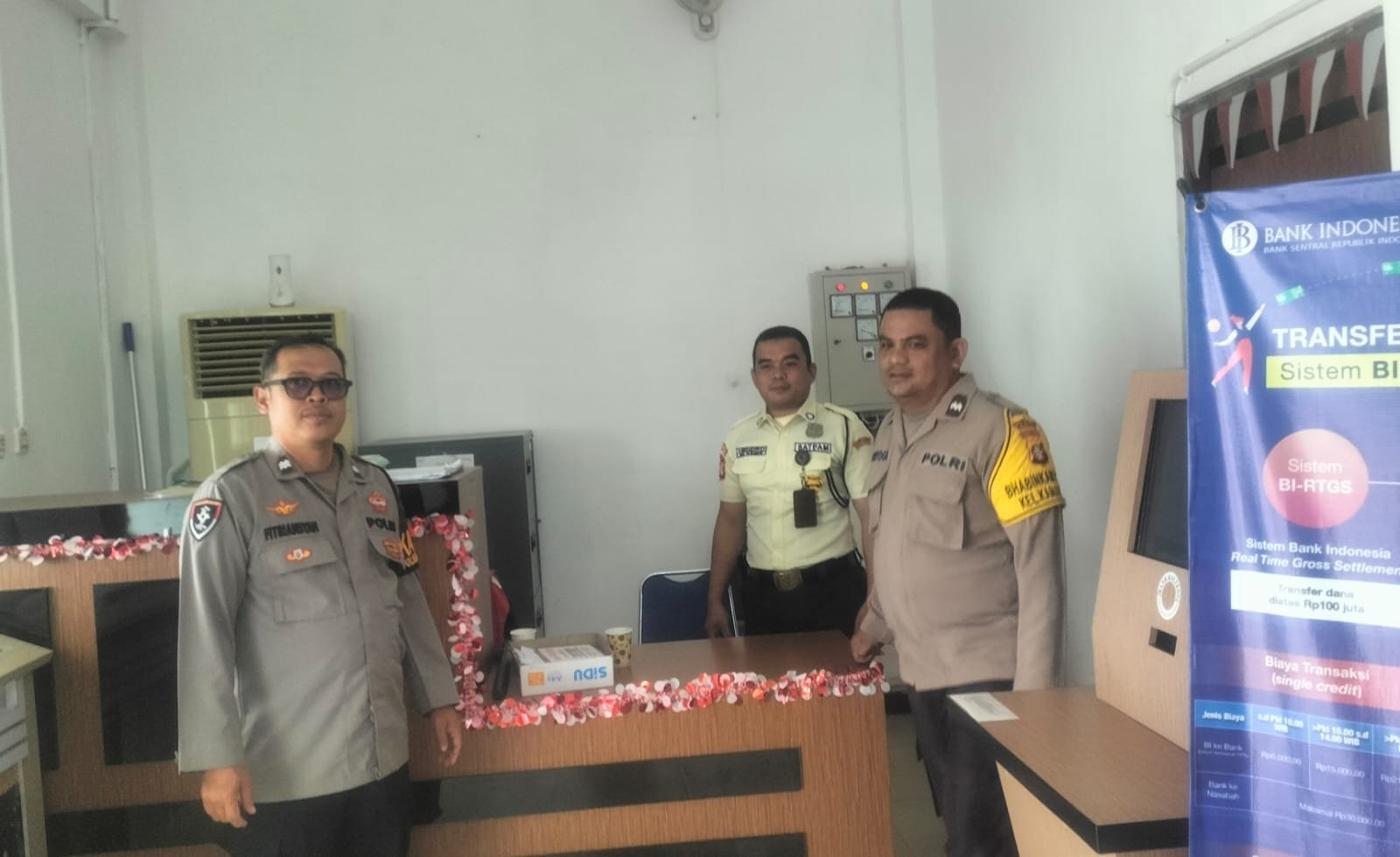 Jaga Keamanan Objek Vital, Polsek Bukit Batu Lakukan Patroli ke BPD Kalteng