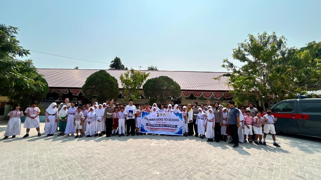 Polwan Goes To School, Polwan Polresta Palangka Raya Edukasi Siswa tentang Perlindungan Diri