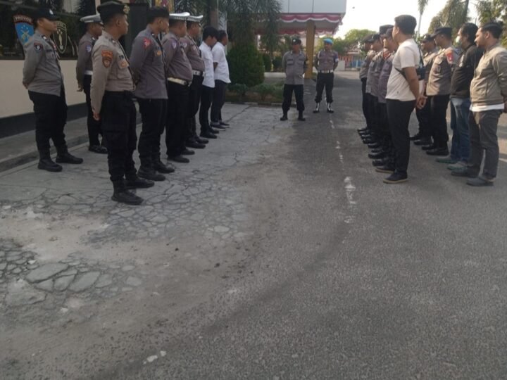 Pastikan Pergantian Piket Berjalan Tertib, Pamapta I SPKT Pimpin Apel Serah Terima