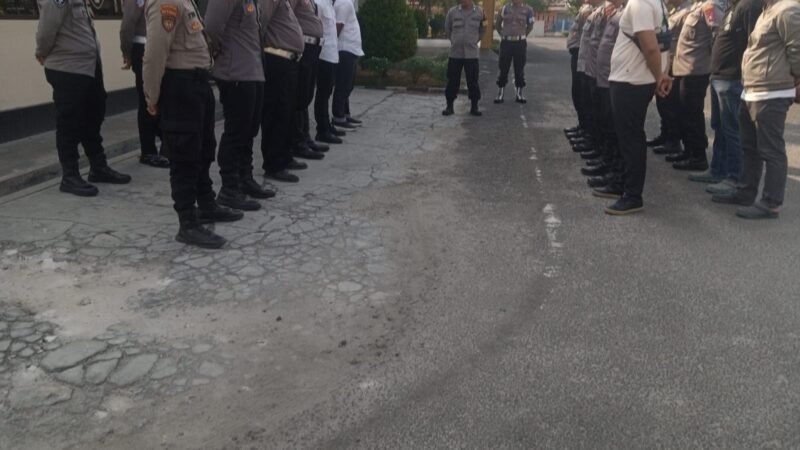 Pastikan Pergantian Piket Berjalan Tertib, Pamapta I SPKT Pimpin Apel Serah Terima