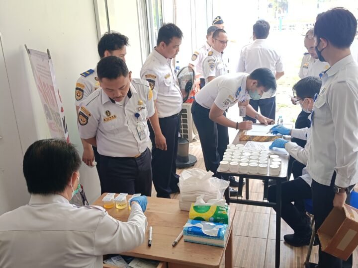 BNN Kalteng Tes Urine 42 Pegawai KSOP Rangga Ilung, Seluruhnya Negatif Narkotika