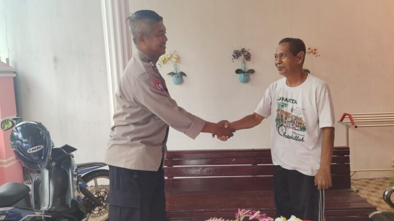 Bhabinkamtibmas Polsek Sabangau Ajak Warga Sabaru Dukung dan Bantu Penanganan Karhutla