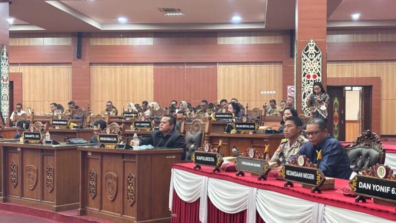 Polresta Palangka Raya Hadiri Rapat Paripurna Ke-3 DPRD Kota Palangka Raya