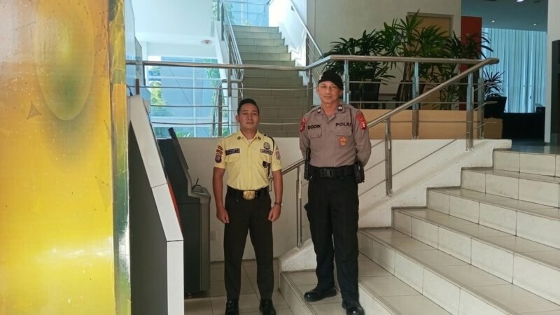 Lagi, Satpamobvit Polresta Palangka Raya Jaga Keamanan Perbankan