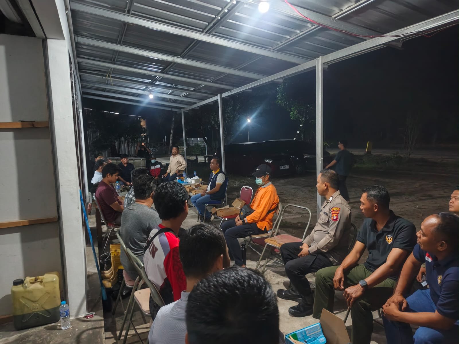 Polsek Rakumpit Hadiri Koordinasi Penanggulangan Karhutla Bersama Unsur Terkait