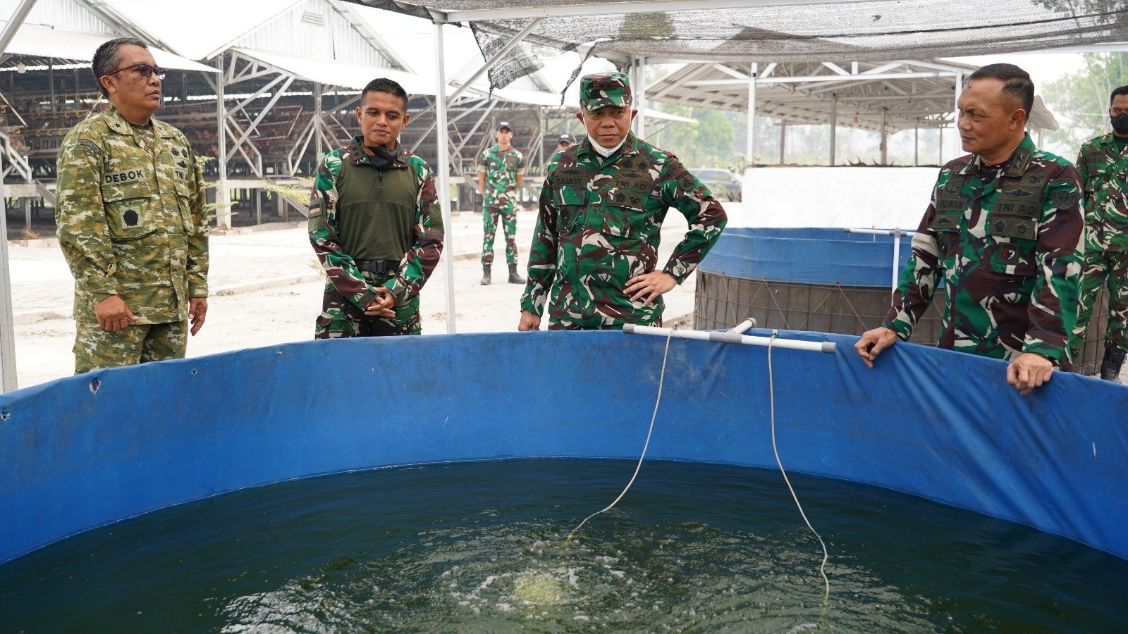Pangdam XXII/Tambun Bungai Tinjau Langsung Karhutla di Sei Gohong