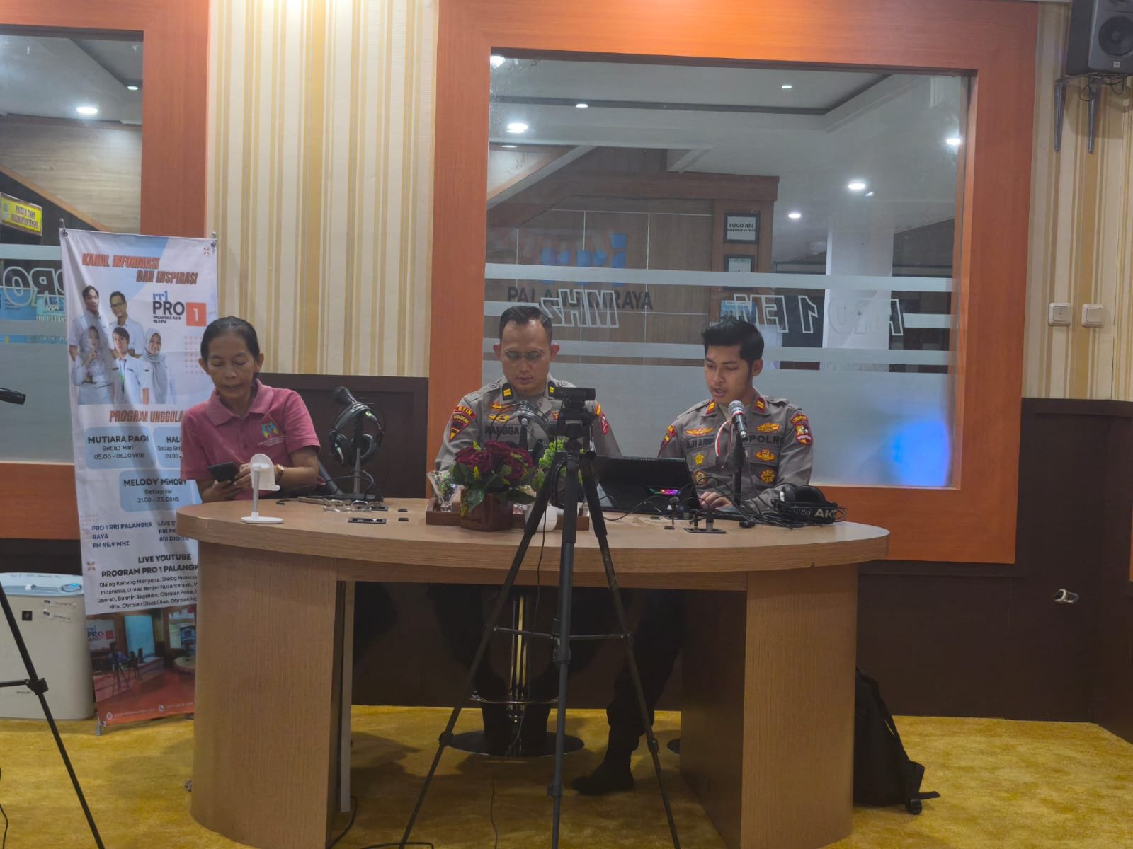 Masifkan Mitigasi, Mahasiswa STIK Lemdiklat Polri Sosialisasikan Karhutla di RRI Pro 1