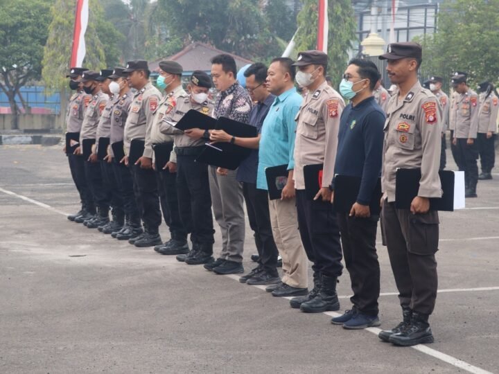 Pimpin Apel di Mako, Kasikum Ingatkan Personel Terus Bersinergi Dukung Pergantian Kapolresta