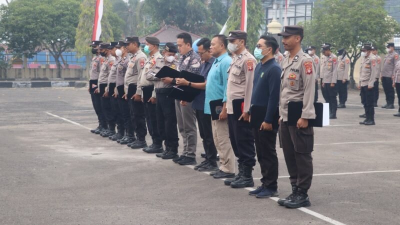 Pimpin Apel di Mako, Kasikum Ingatkan Personel Terus Bersinergi Dukung Pergantian Kapolresta