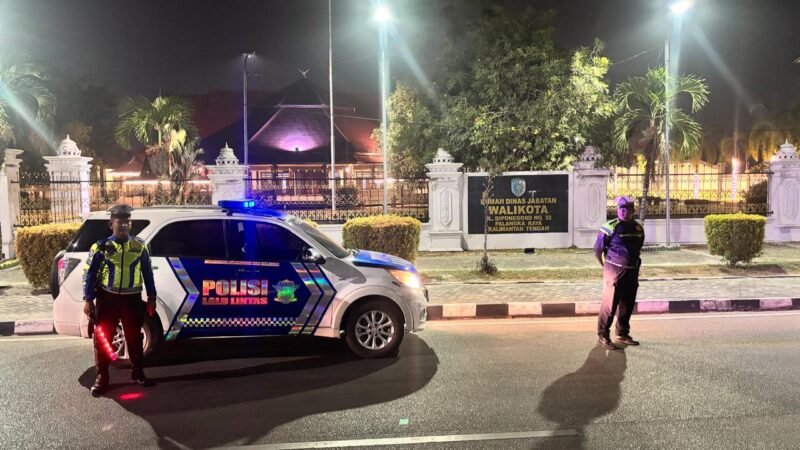 Satlantas Polresta Palangka Raya Antisipasi Balapan Liar dan Kejahatan 3C saat Dini Hari