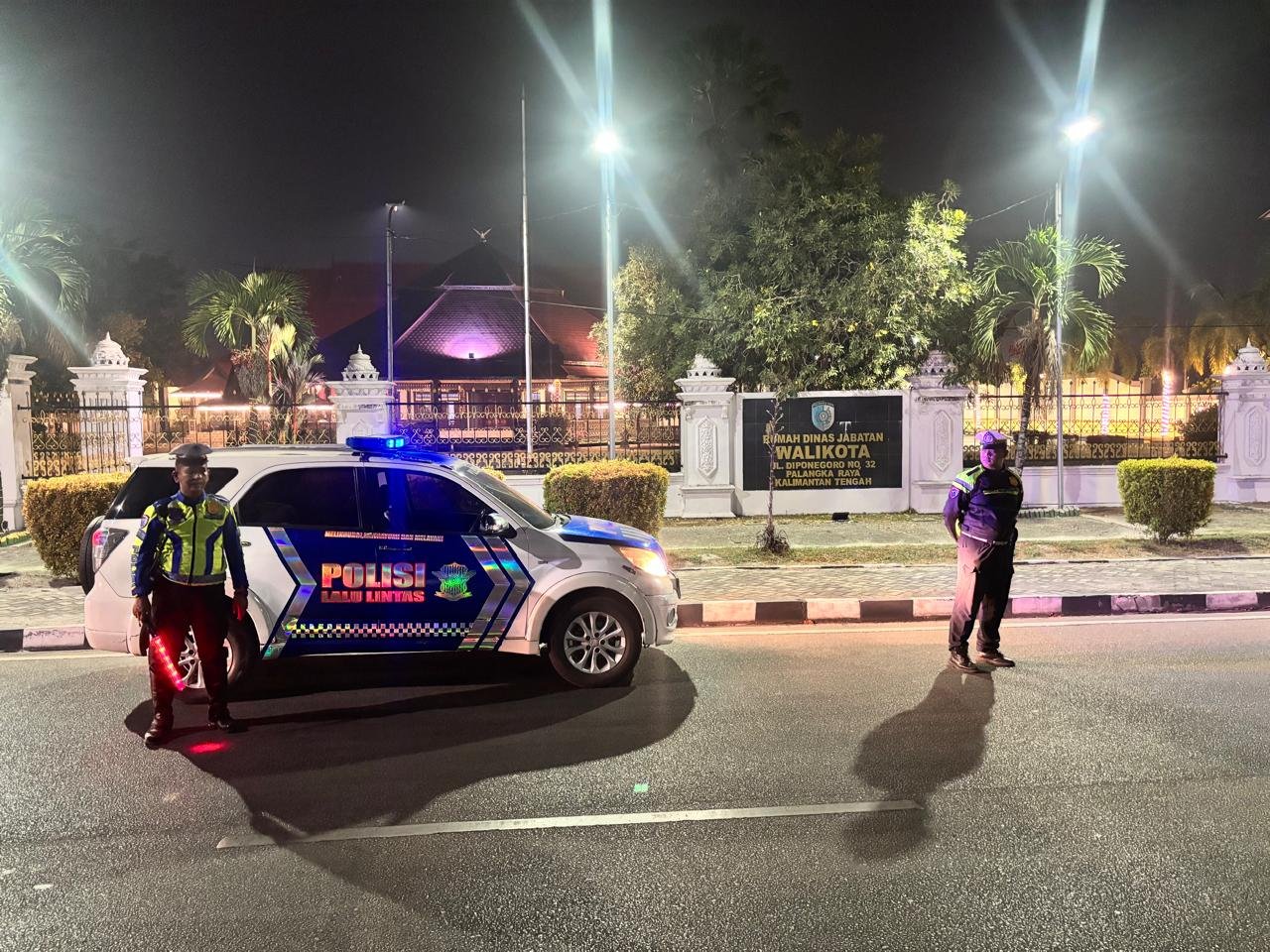 Satlantas Polresta Palangka Raya Antisipasi Balapan Liar dan Kejahatan 3C saat Dini Hari