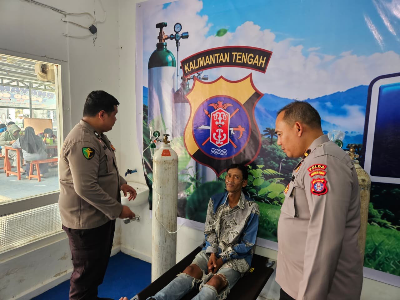 Polda Kalteng Siapkan Rumah Oksigen Gratis untuk Personel dan Masyarakat Terdampak Kabut Asap