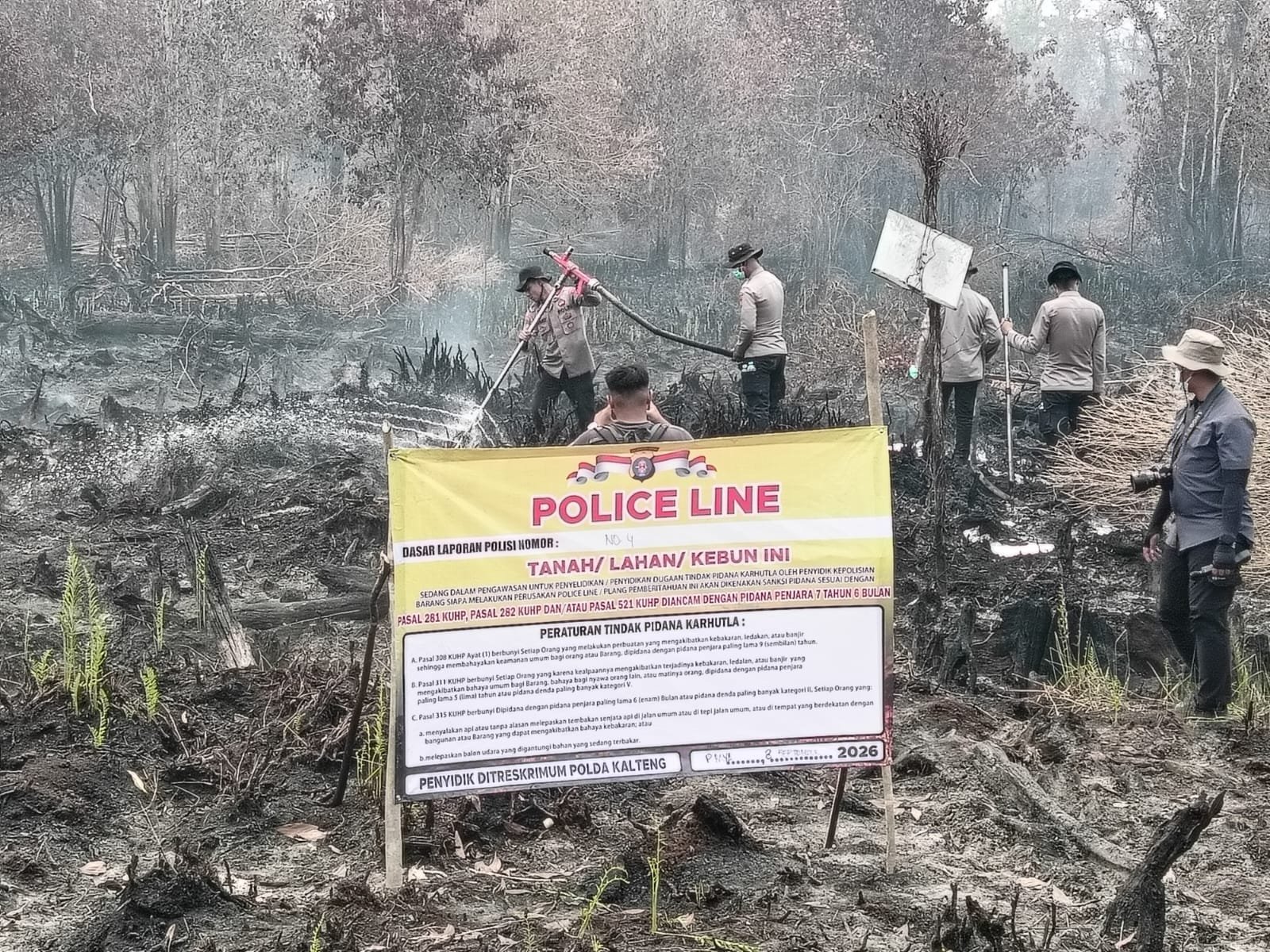Kasus Karhutla di Kalteng, Kapolda: 25 Tersangka Berhasil Diamankan dan 1 Korporasi di Kotim Naik ke Tahap Penyidikan