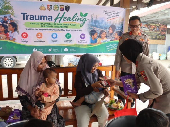 Bangkit Bersama, Serdik Sespimen Polri Dikreg 67 Hadirkan Trauma Healing untuk Warga Terdampak Karhutla di Palangka Raya